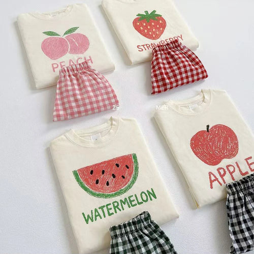 Fruit Pattern short set
